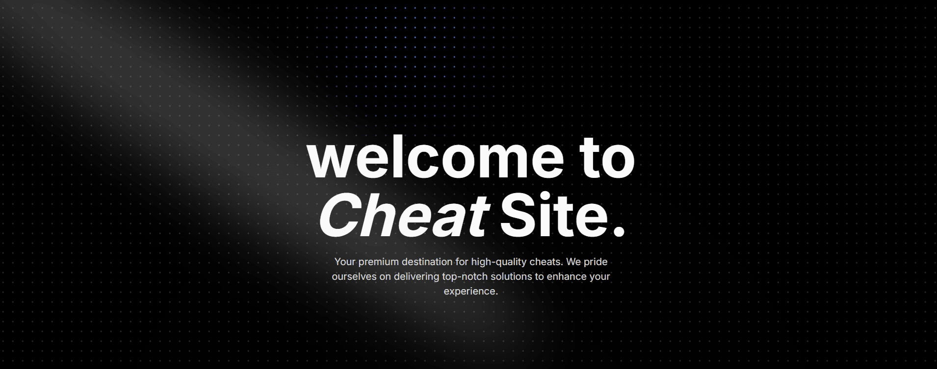 Cheat site